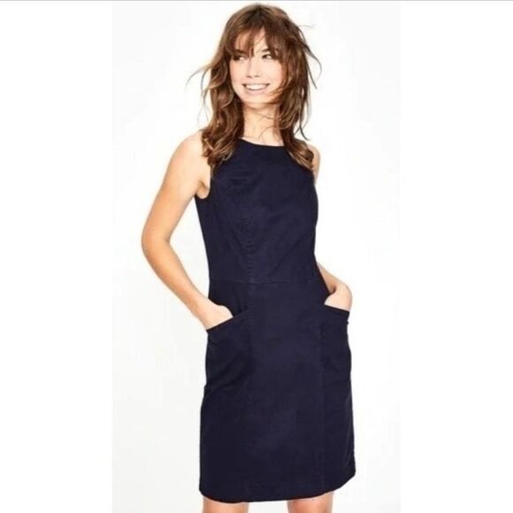 Boden Dresses & Skirts - Boden Tamara Dress Navy Blue Pockets